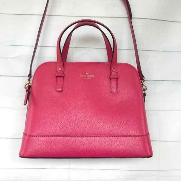 Kate Spade Grand Street Rachelle Flamingo Pink Handbag - Picture 3 of 5